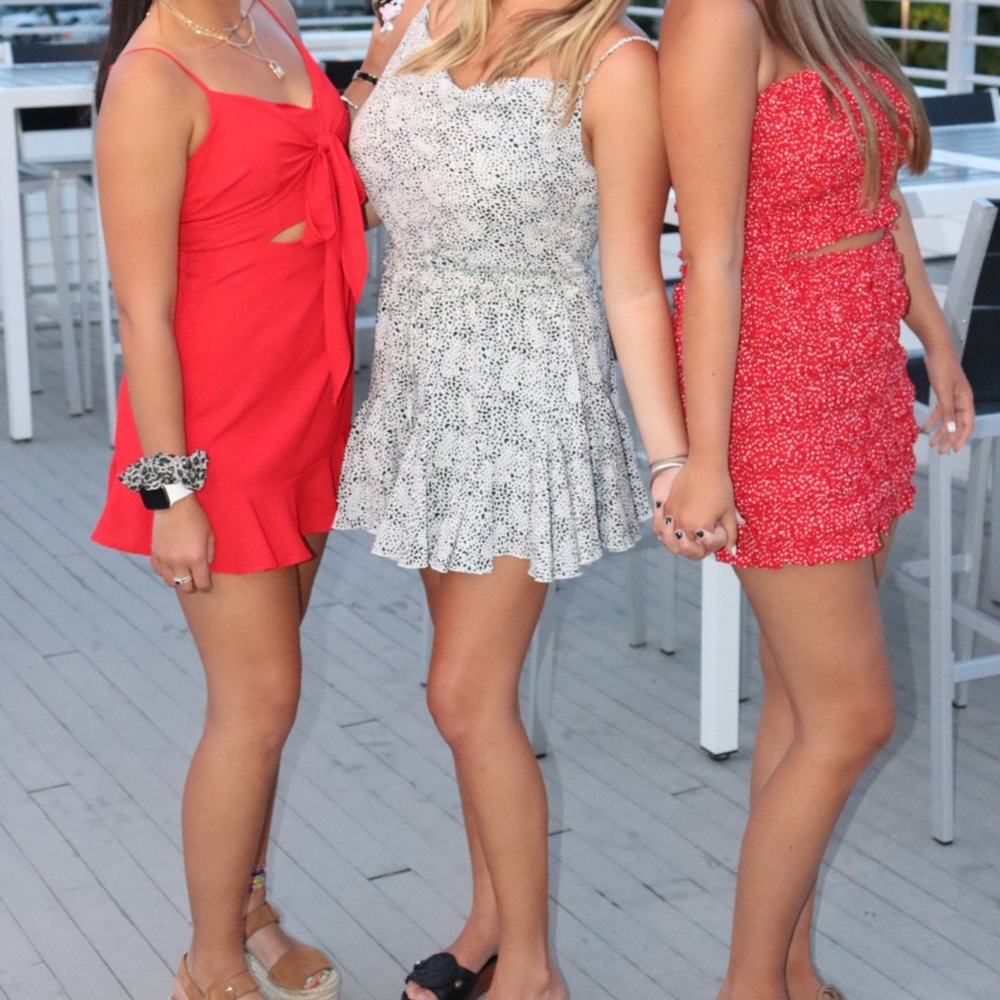 white summer dress
